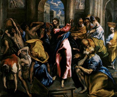 A Templom megtisztítása (The National Gallery London) – El Greco